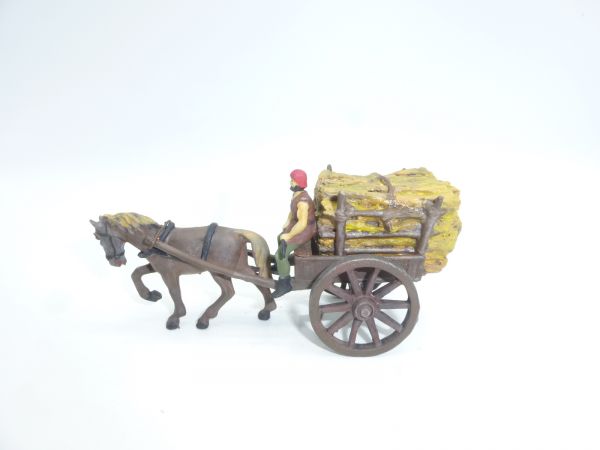 MT-Figur Cart with farmer / hay cart - painted