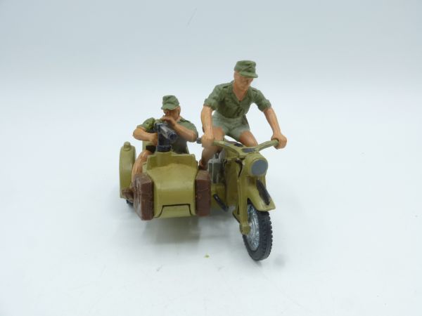 Britains Deetail Dispatch rider with side car, Africa Corps - rare