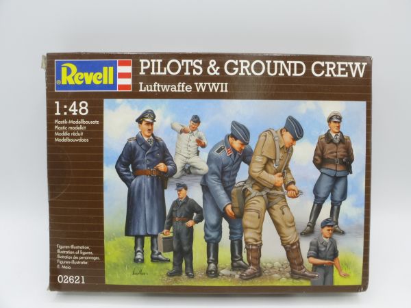 Revell 1:48 Pilots & Ground Crew, Luftwaffe WW II, Nr. 02621 - OVP