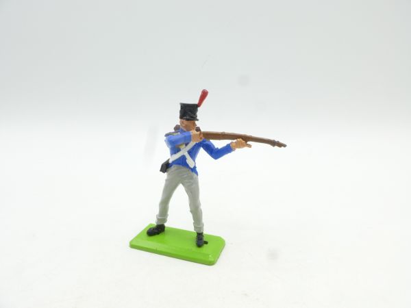 Britains Deetail French soldier standing shooting (movable arm)