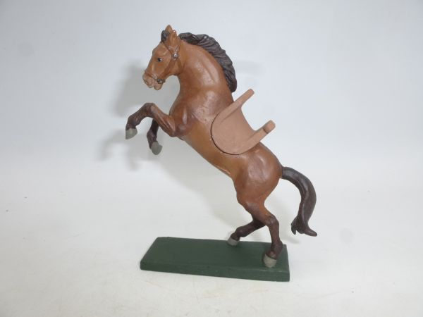 Miniforma Great rearing horse with saddle - great modification to fit 7 cm series