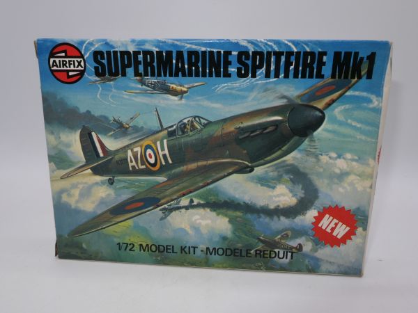 Airfix Spitfire, No. 61065-2 - orig. packaging, on cast