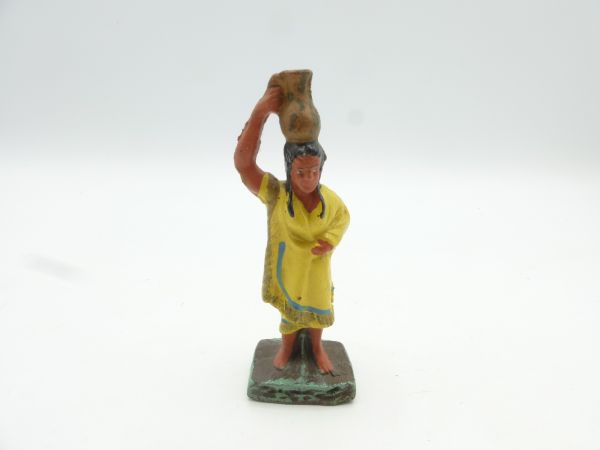 Fischer Indian woman with jug on her head - rare figure