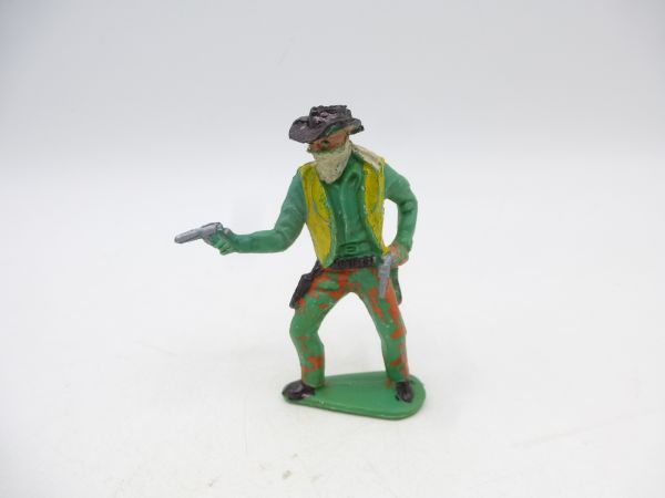 Timpo Toys Solid Cowboy / Bandit with 2 pistols