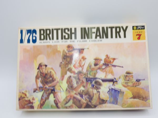 Fujimi 1:76 British Infantry, No. 07 - orig. packaging, on cast