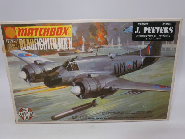 Matchbox Beaufighter MK-X, No. PK-103 - orig. packaging, on cast