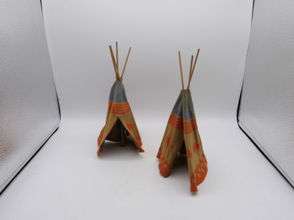 Elastolin / Merten tents for 7 cm figures (height 21 cm), fabric tent