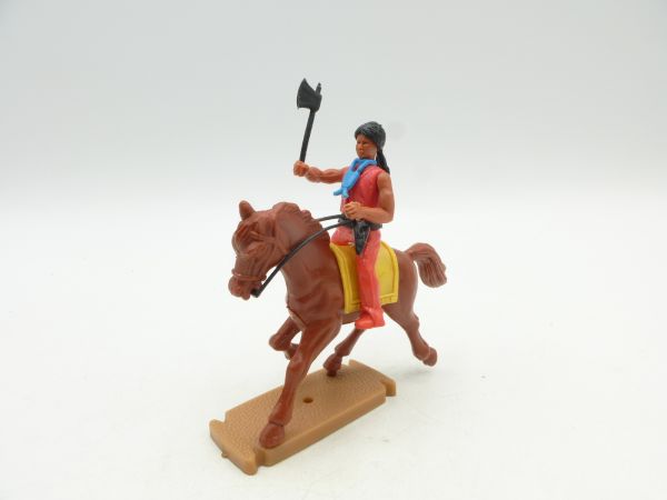 Plasty Scout riding with axe / tomahawk