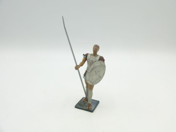 Aohna Griechischer Soldat mit Speer + Schild - frühe Figur 1. Version, selten
