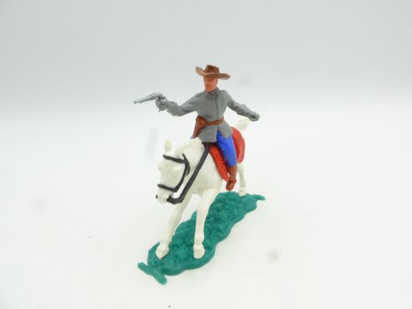 Timpo Toys Southerner 1st version riding, officer firing pistol