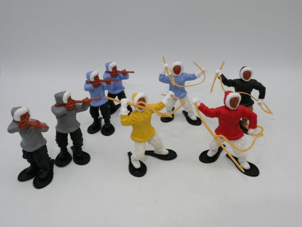 Timpo Toys Eskimos (8 figures) - nice group