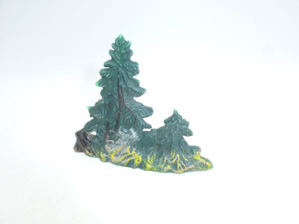 Elastolin 7 cm Small fir diorama - marginal loss of colour