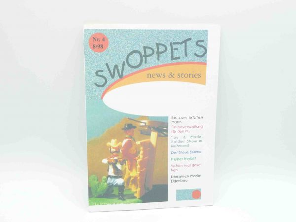 Timpo Toys "Swoppets" News & Stories von Timpo u. Co., No. 4, 8/98