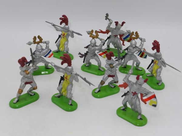 Britains Deetail Group of knights (10 figures) - brand new
