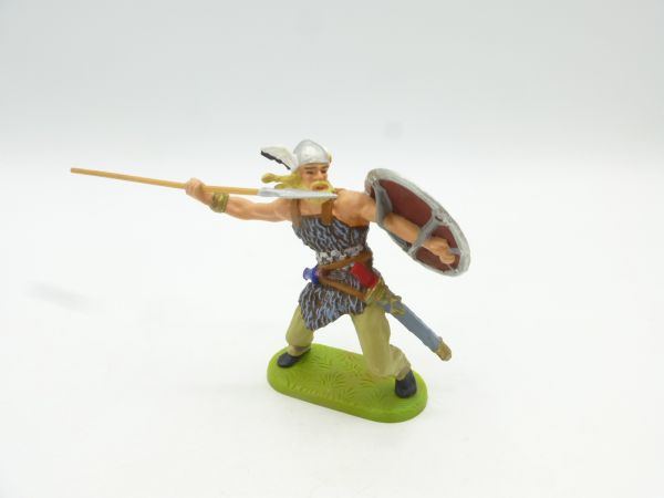 Preiser 7 cm Viking attacking with spear, No. 8508 - brand new