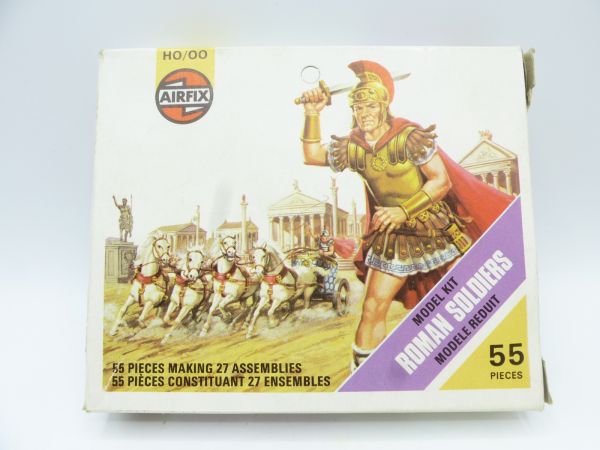 Airfix 1:72 Roman Soldiers, No. 01730-7 - orig. packaging, figures on cast