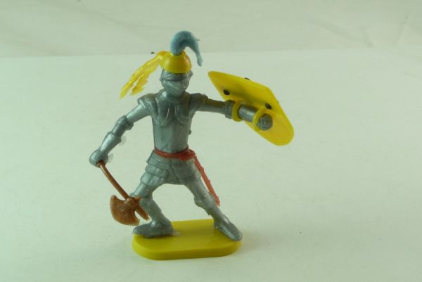 Cherilea Medieval knight standing with battle axe and shield