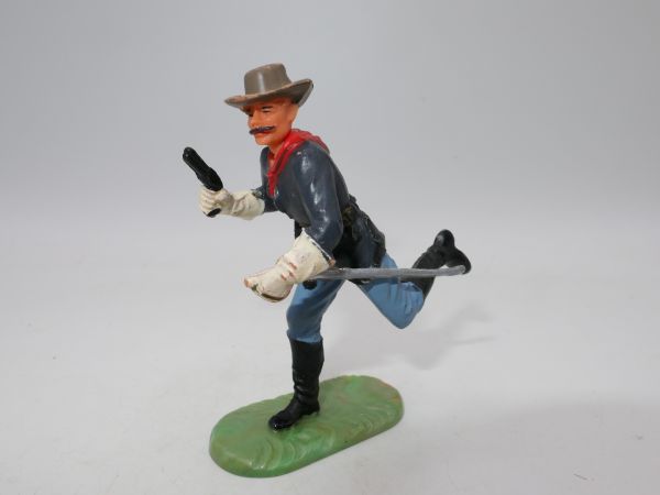 Elastolin 7 cm US Kavallerist rennend, Nr. 7022