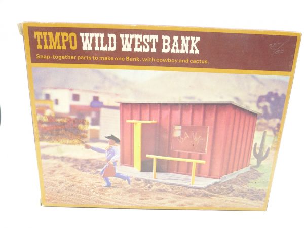 Timpo Toys Wild West Bank, Ref. No. 264 - orig. packaging, top condition