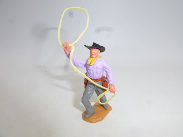 Timpo Toys Cowboy 2nd version standing with lasso