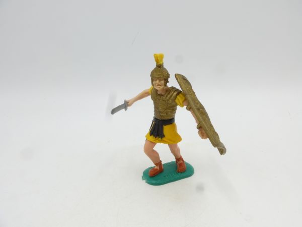 Timpo Toys Roman, yellow with short sword - shield loops ok