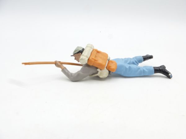 Britains Swoppets Confederate Army soldier lying firing