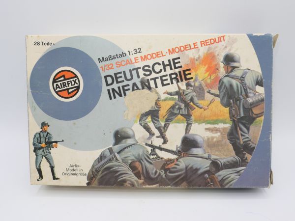 Airfix 1:32 German Infantry, No. 51490-7 - orig. packaging, rare box