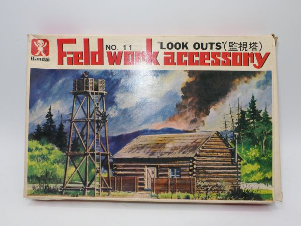 Bandai 1:48 Fieldwork acc. "Look outs" Towers, No. 11 - orig. packaging, on cast