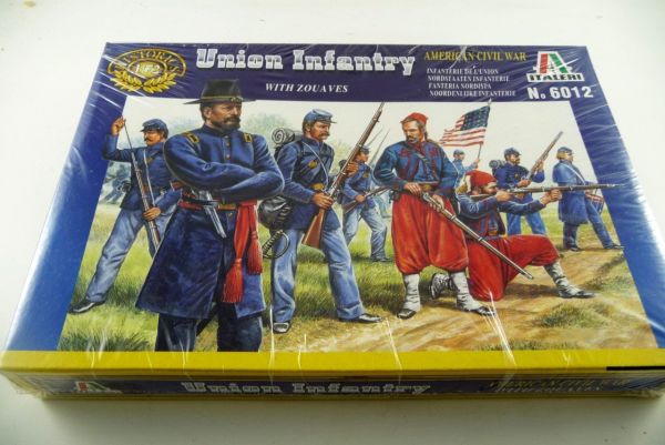 Italeri Union Infantry with Zouaves No. 6012 orig. packing shrink-wrapped