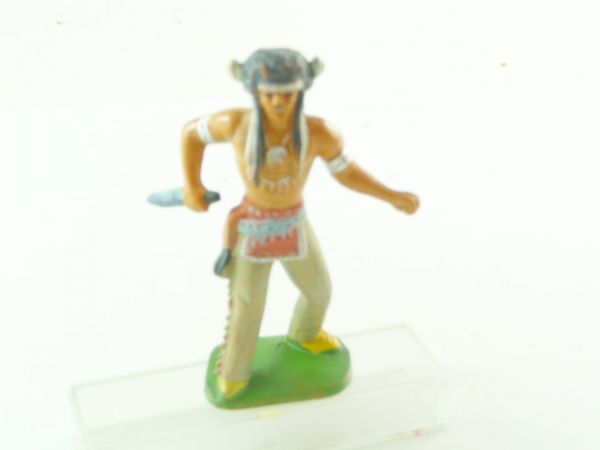 Jim Indian with knife (made in France), approx. 9 cm - very good condition