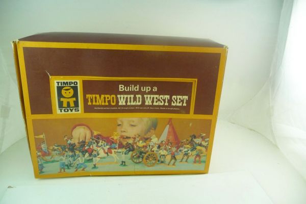 Timpo Toys Leerbox für Wild West Set - seltene Box, guter Zustand