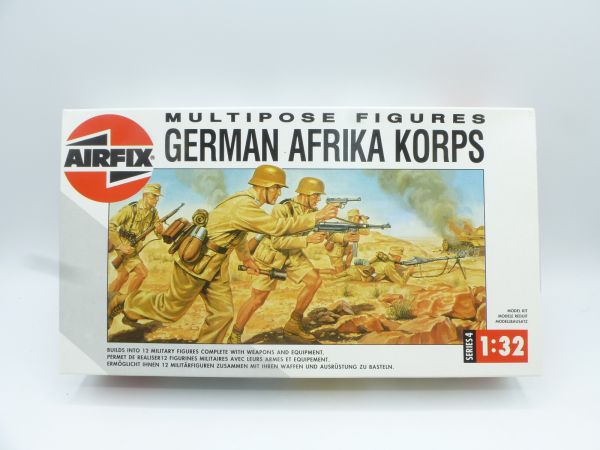Airfix 1:35 Multipose Figures: German Afrika Korps, No. 04581 - orig. packaging