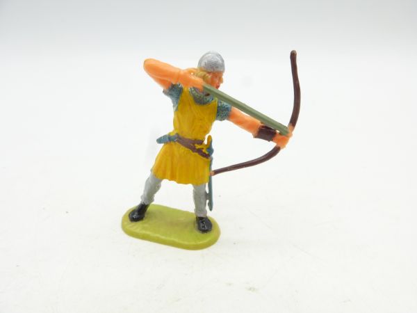 Elastolin 4 cm Archer shooting downwards, no. 8647 (yellow)