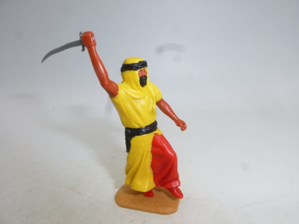 Timpo Toys Araber stehend, gelb/rot