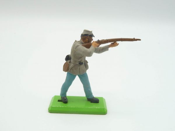 Britains Deetail Confederate Army soldier standing firing (movable arms)