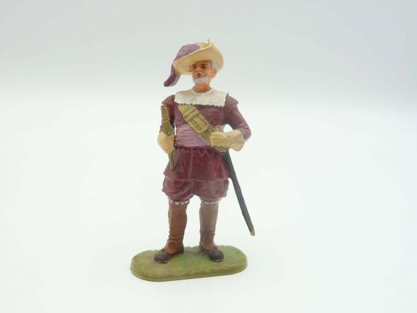 Elastolin 7 cm Commander Tilly, No. 9050 - as good as new, nice painting