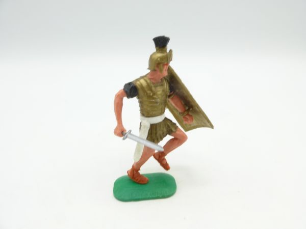 Timpo Toys Römer laufend, schwarz, mit Kurzschwert seitlich