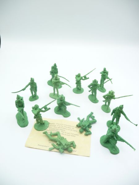 Barzso Playset Waterloo figures (British), 14 figures (made in USA) - complete set