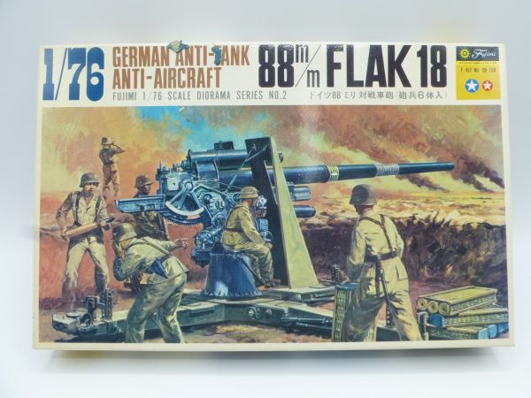 Fujimi German Anti-Tank 88 m/m Flak 18, No. 02-150 - orig. packaging, see photos