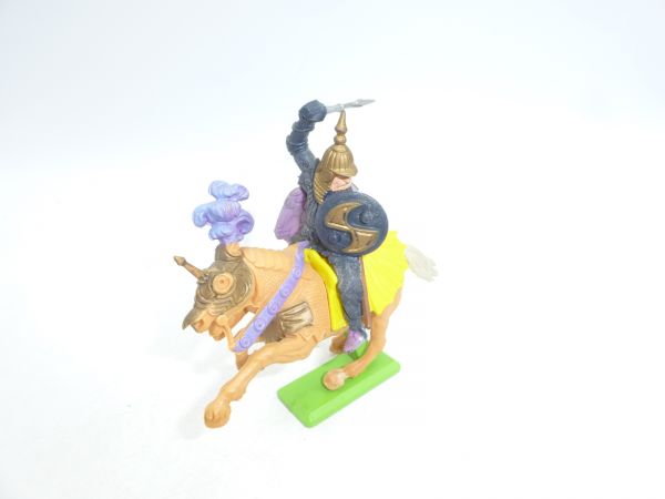 Britains Deetail Saracen riding, lunging with battle axe