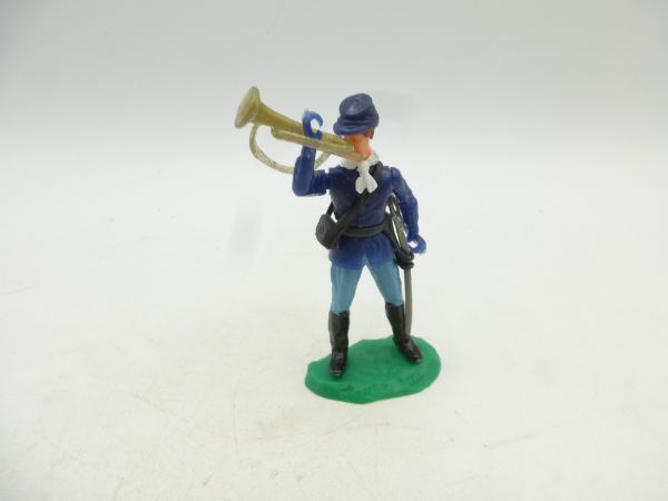 Elastolin 5,4 cm Union Army Soldier standing with trumpet