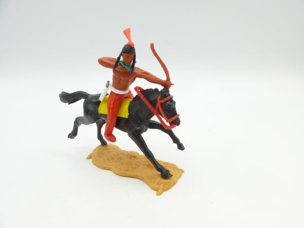 Timpo Toys Indianer 2. Version reitend, Bogen schießend