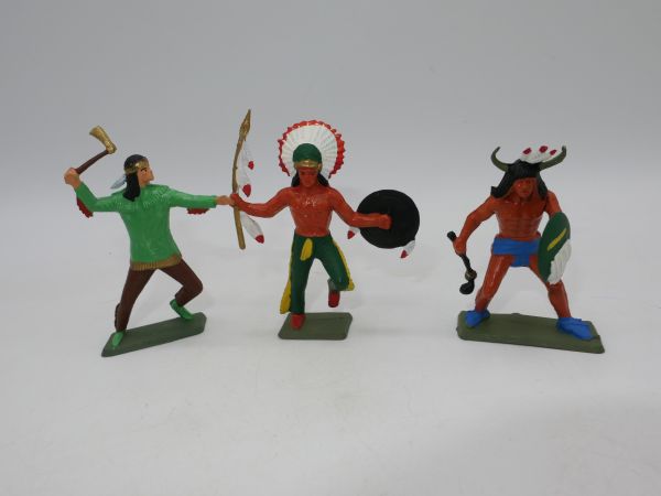 Starlux Gruppe Indianer (3 Figuren)