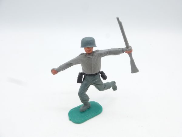 Timpo Toys Deutscher Soldat 1. Version mit Handgranate + Gewehr