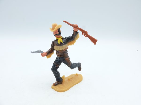 Timpo Toys Cowboy 4. Version laufend mit Pistole + Gewehr