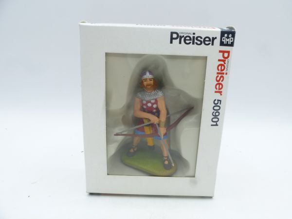 Preiser 7 cm Archer placing arrow, No. 8643 - orig. packaging, brand new