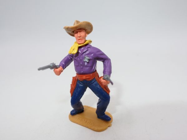 Sheriff standing, purple - replica (upper part) with original Timpo star