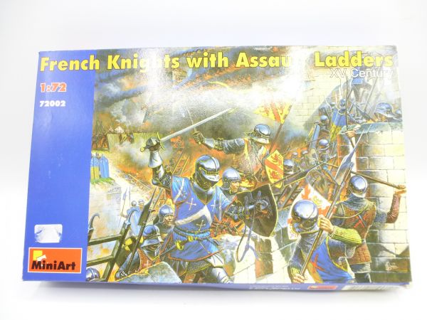 MiniArt 1:72 French Knights with Assault Ladders XV Cent., No. 72002