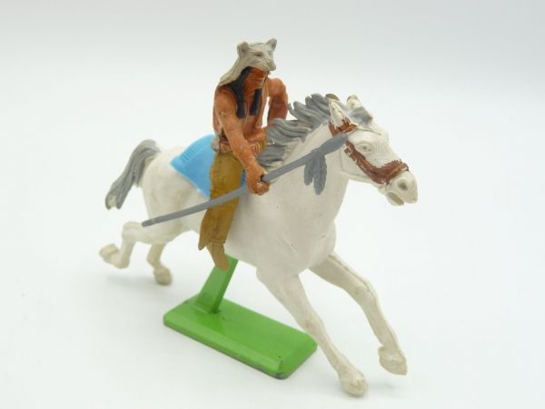 Britains Deetail Indian riding, with spear at side