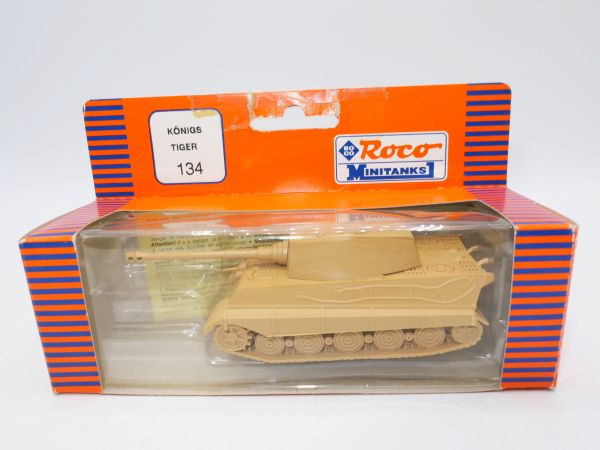 Roco Minitanks King Tiger, No. 134 - OVP, box with traces of storage